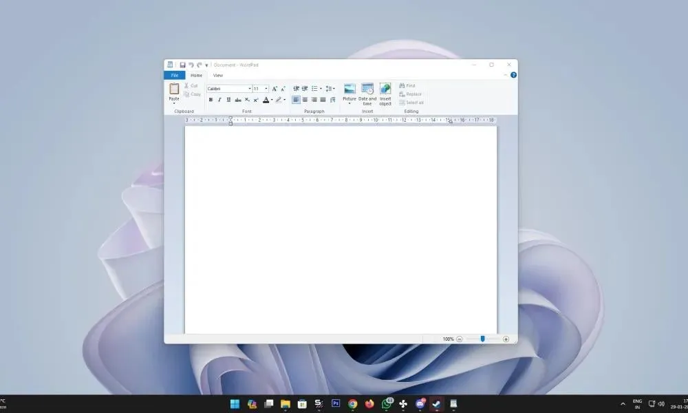 „Microsoft“ pašalino WordPad iš Windows 11