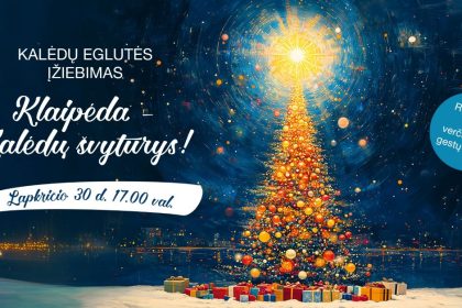 Eglutės įžiebimas Klaipėdoje 2024