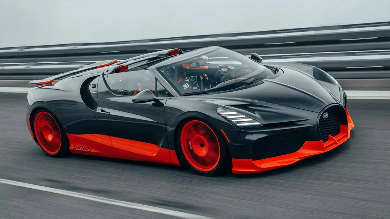 Nauji greičio rekordai. „Bugatti“ kabrioletas pasiekė 453,9 km/val. (VIDEO)