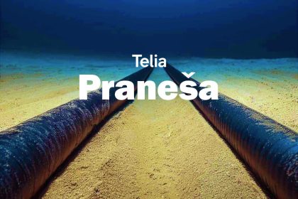 Telia - kabelis sutvarkytas