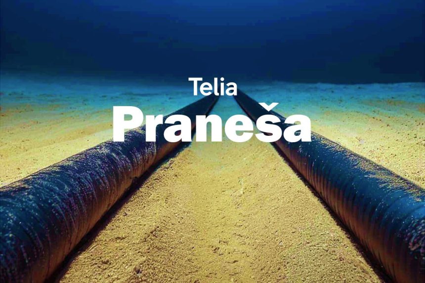 Telia - kabelis sutvarkytas