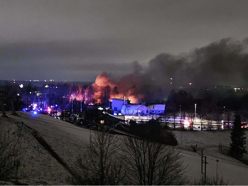 Vilniuje nukrito lėktuvas, STOP kadras