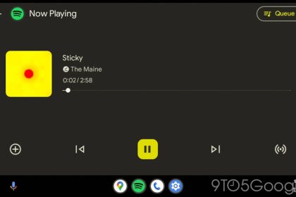 Android Auto 13.4 nauja išvaizda