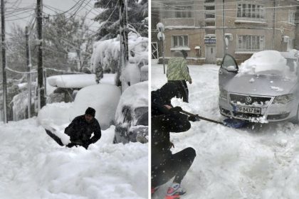 Balkanų šalys kovoja su sniegu