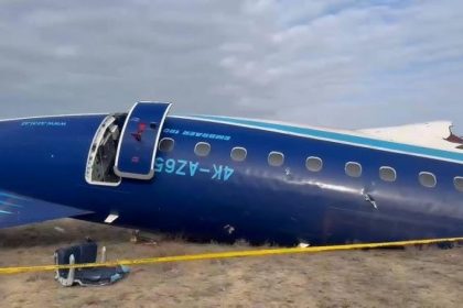 Nukritęs Azerbaijan Airlines lėktuvas