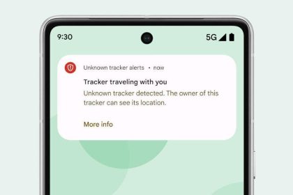 Stebėjimo funkcijos Android