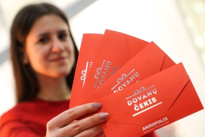 Akropolio dovanų kortelė arba čekis