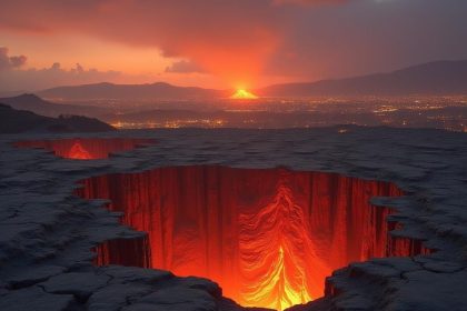 Dalis Kalifornijos grimzta į magmą | Freepik DI nuotr.