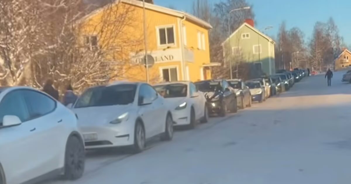 Didžiulės elektromobilių eilės Švedijoje