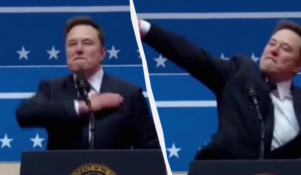 Elonas Muskas pakėlė ranką