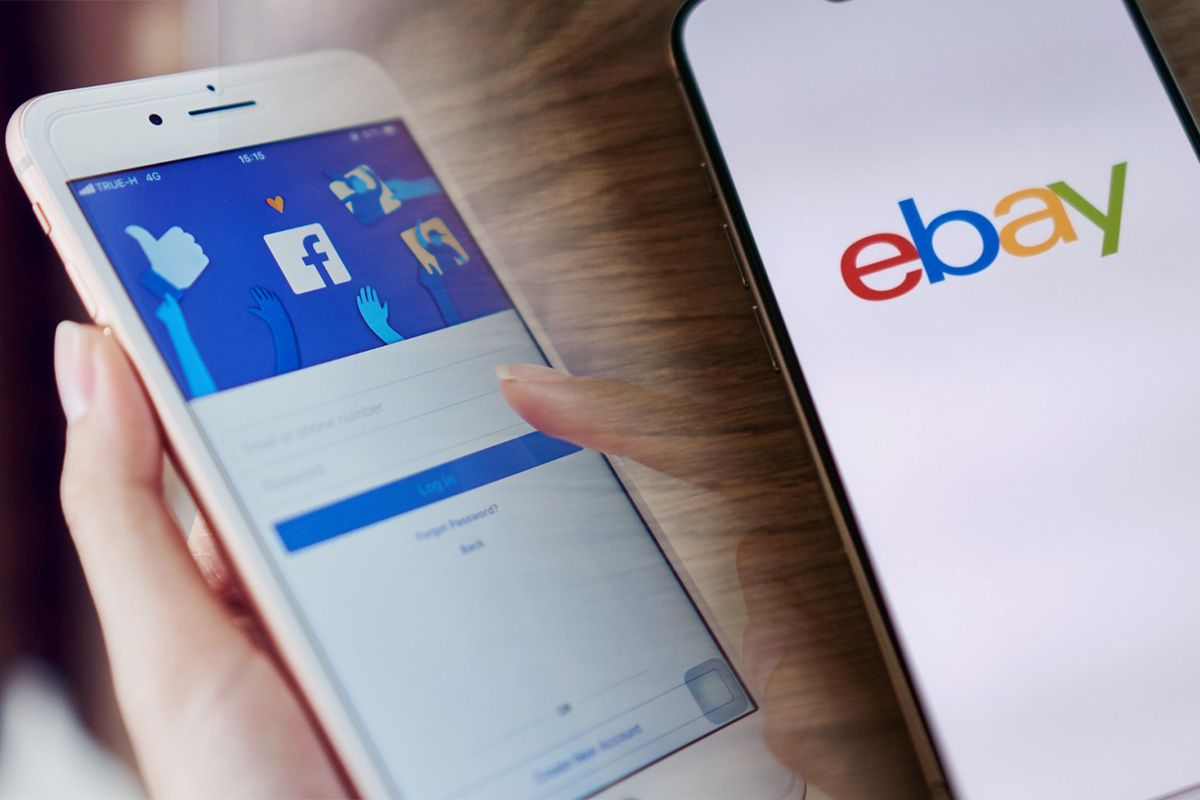 Facebook ir eBay