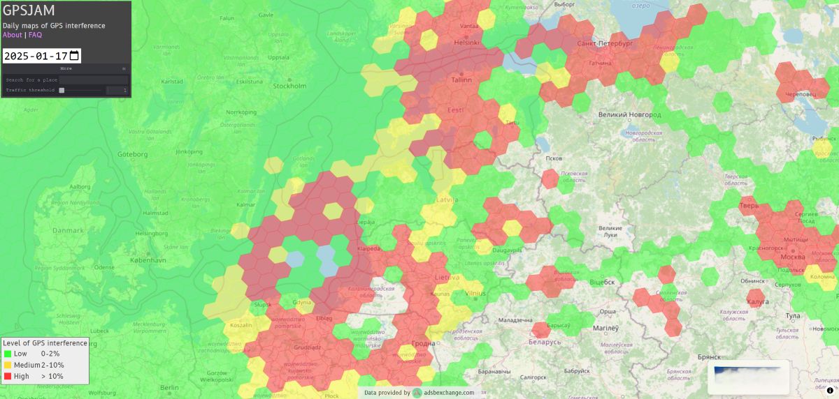 GPS trikdžiai 2025-01-19
