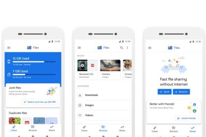 Google Files programėlė