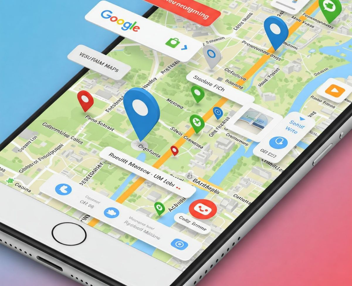 Google Maps pasikeitimai 2025 | Gemini DI nuotr.