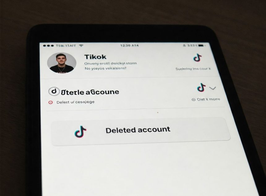 Ištrinti TikTok paskyrą | Gemini DI nuotr.
