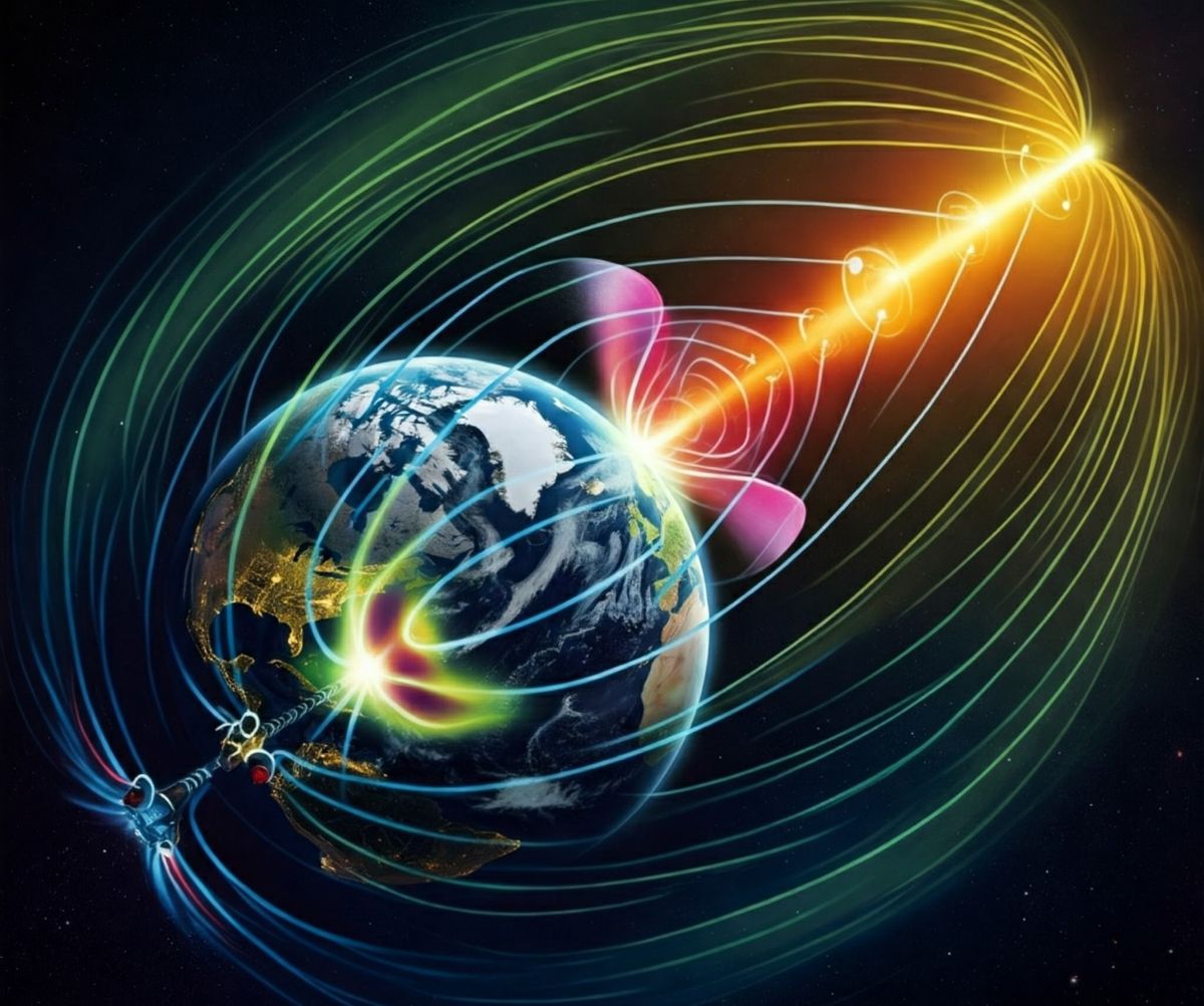 Magnetinė audra sausį | Sugeneruota Gemini DI
