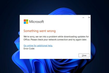Microsoft 365 klaida