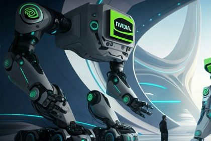 Nvidia ir robotika | Gemini sugeneruotas vaizdas