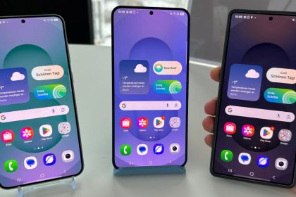 Samsung Galaxy S25 telefonų ekranai | Chip.de nuotr.