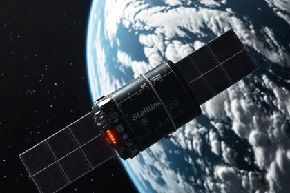 StarLink palydovai kosmose