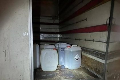 Sunkvežimio bakas buvo ištuštintas
