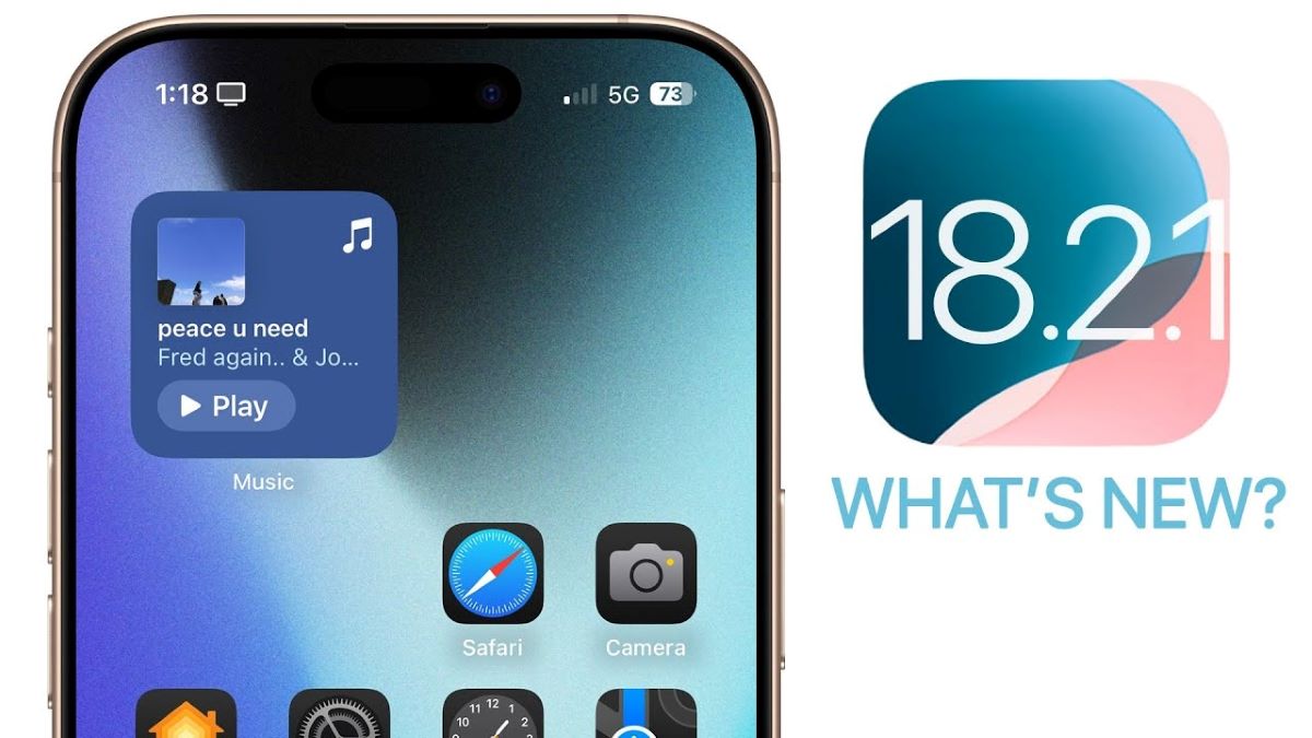 iOS 18.2.1 - kas naujo?