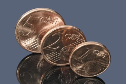 Euro centai 5, 2, 1