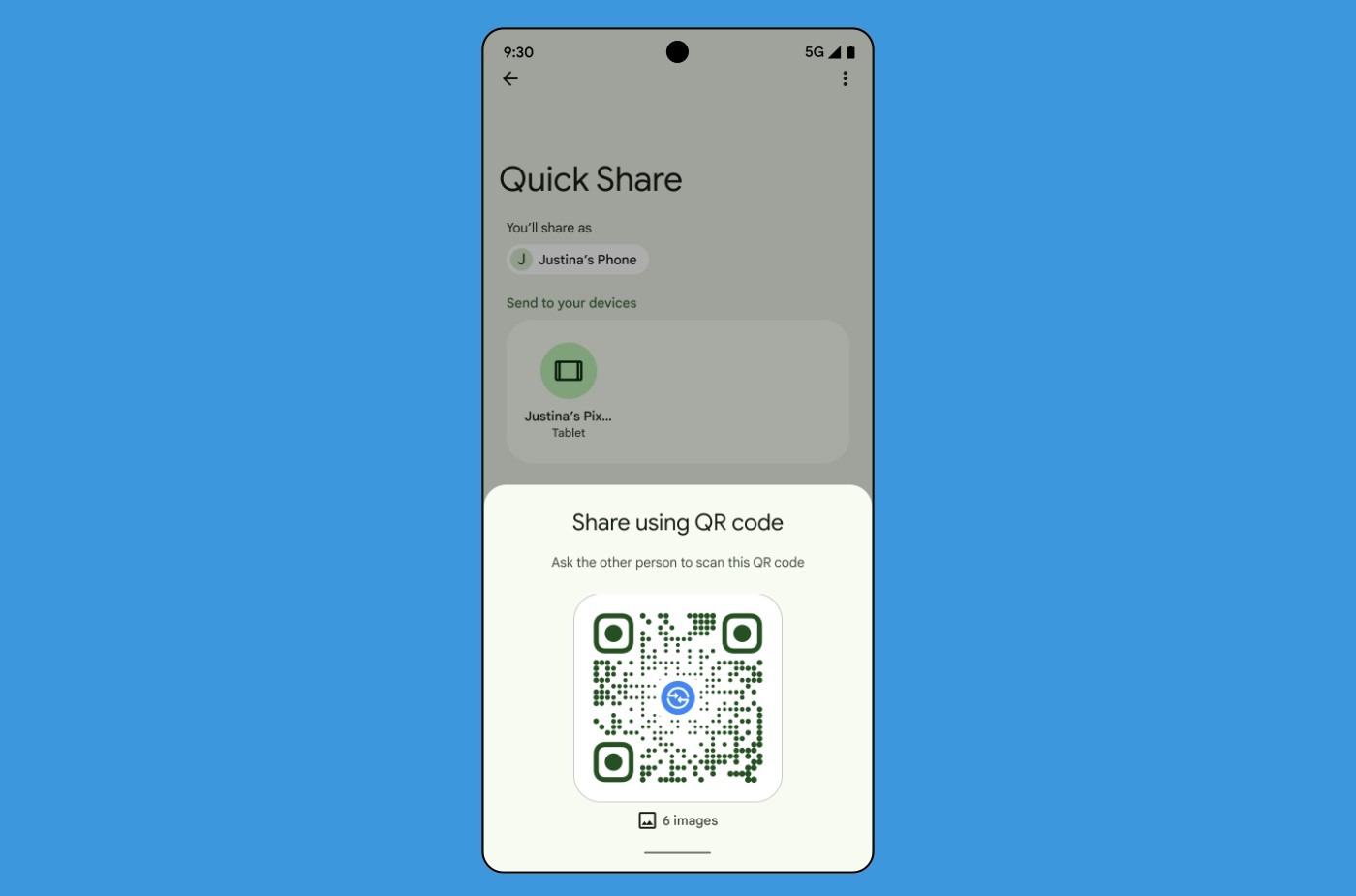 Failų bendrinimas su QR kodu
