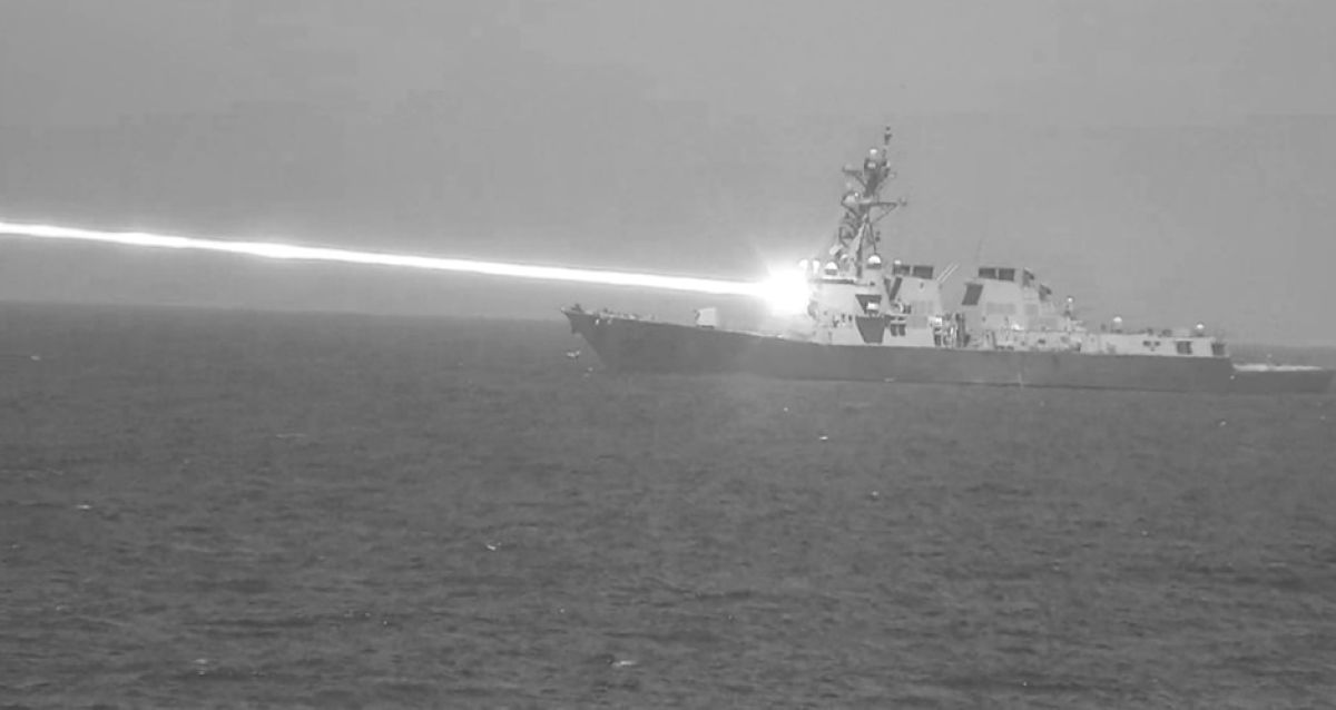 Lazerinis ginklas JAV | USA Navy nuotr.