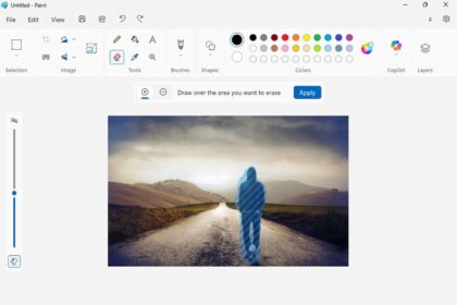 Naujoji Paint programa su AI