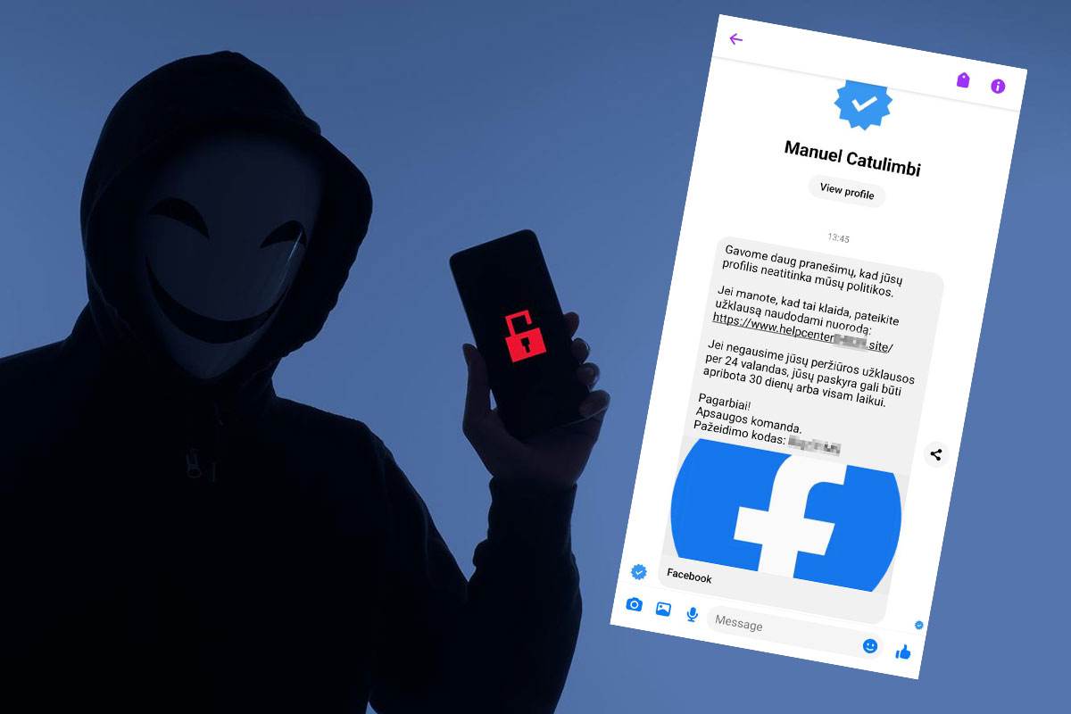 Neapsigaukite, Facebook siautėja sukčiai