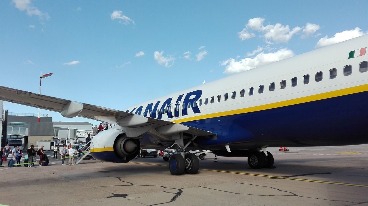 Skrydžiai su Ryanair / pixabay.com nuotr.