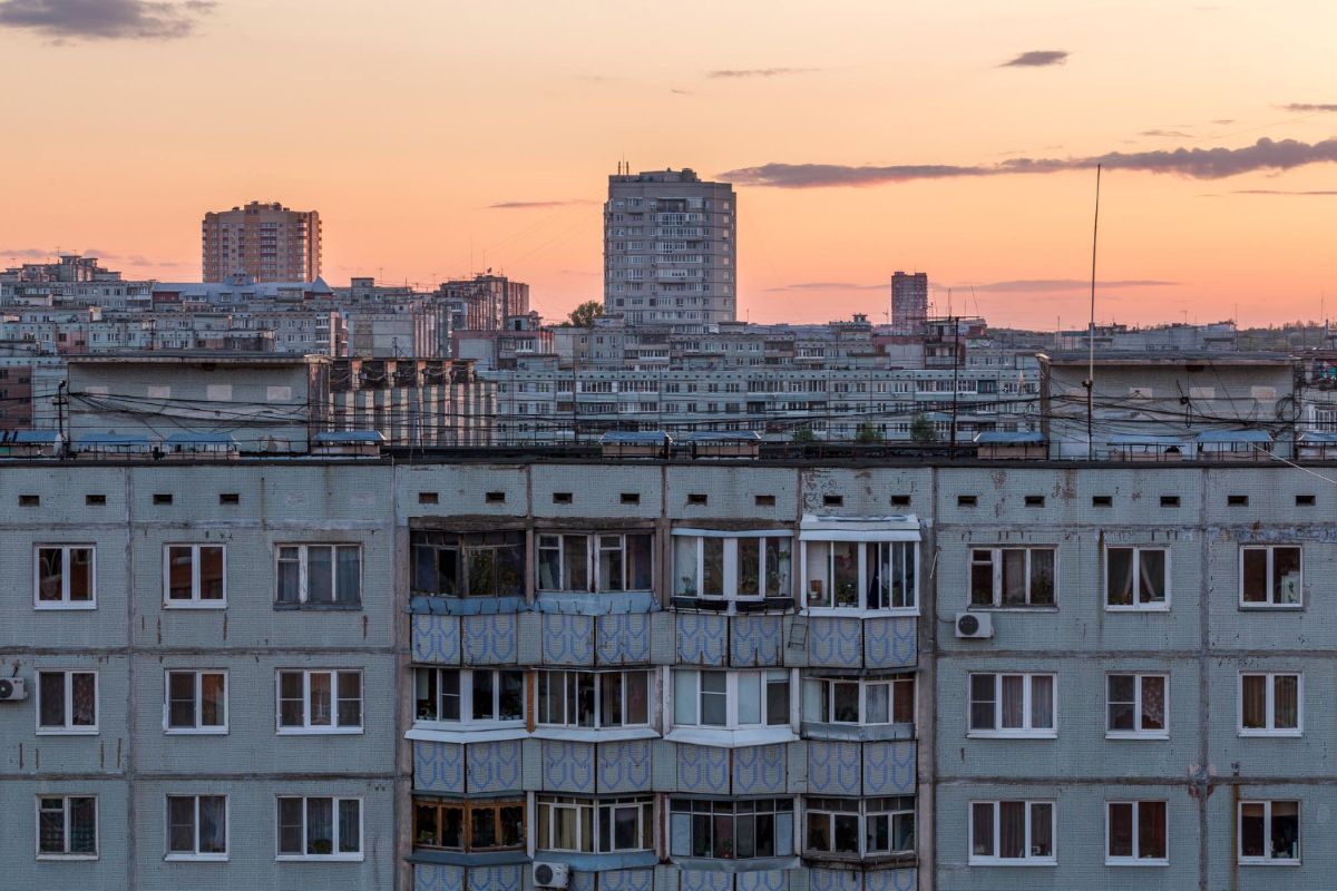 Sovietinių daugiabučių jūra