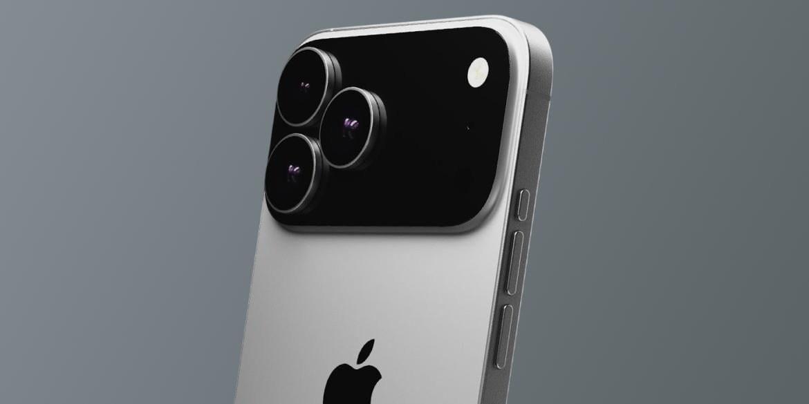 Tariamas „iPhone 17 Pro“ modelio dizainas