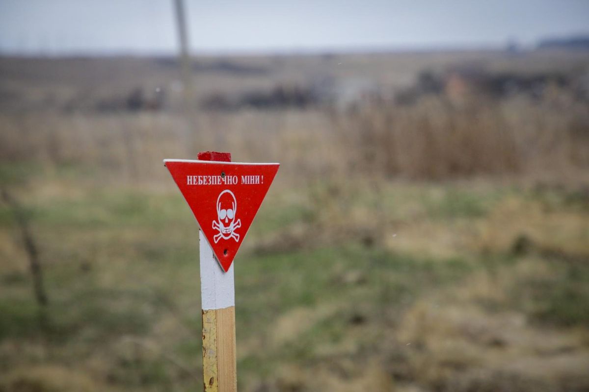 Ukraina užteršta minomis
