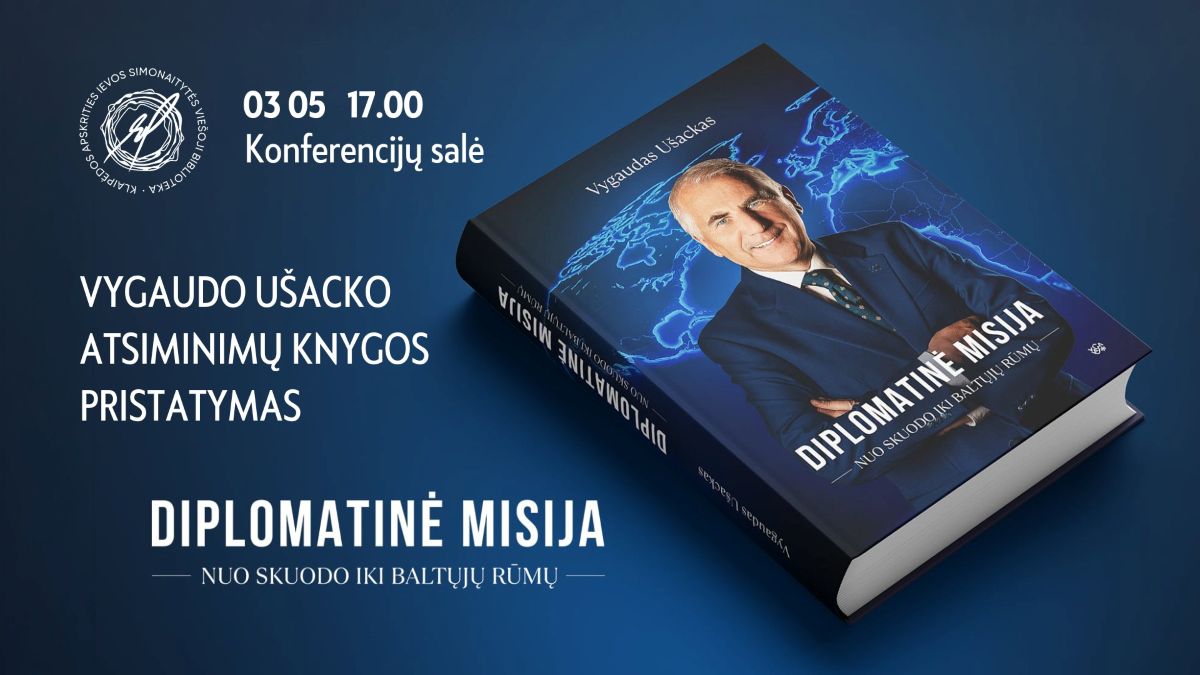 Vygaudo Ušacko knygos pristatymas Klaipėdos I. Simonaitytės viešojoje bibliotekoje (002)