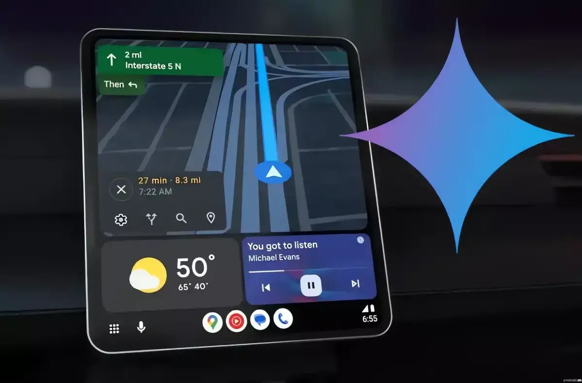 Android Auto su Gemini