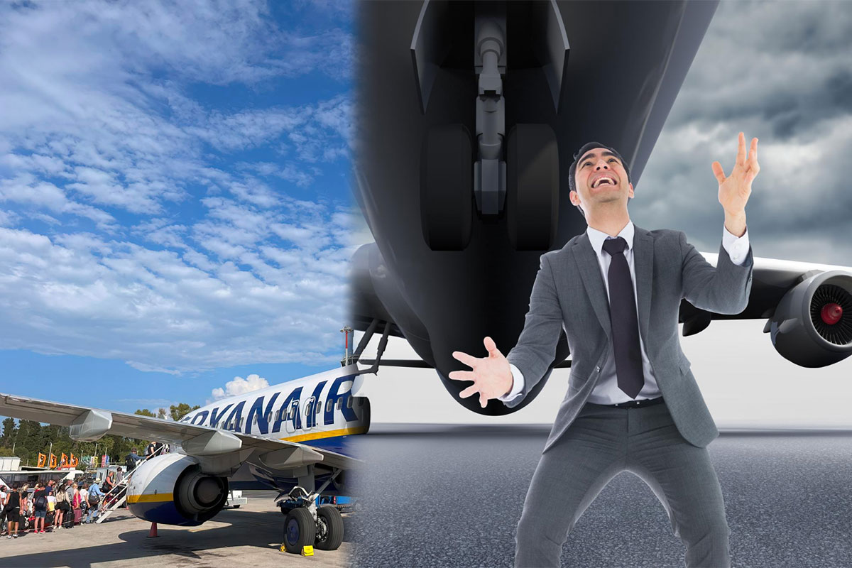 Bauda 120 eurų Ryanair