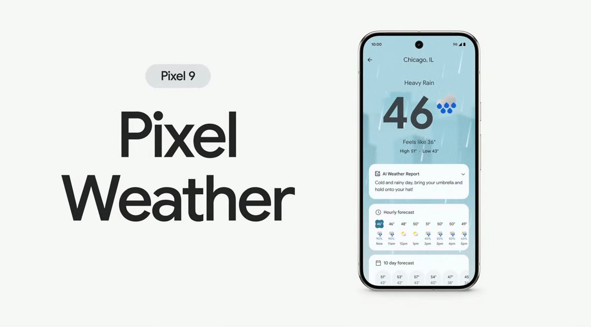 Pixel Weather naujos funkcijos