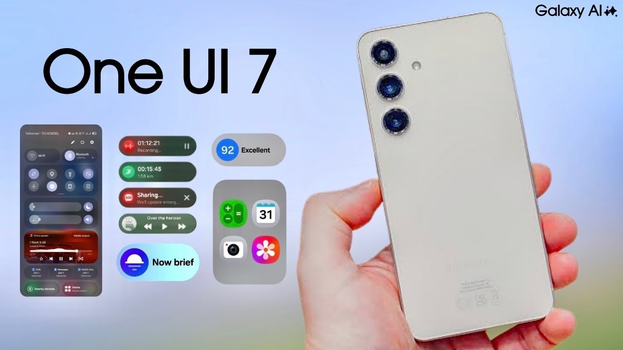 Samsung One UI 7 pagaliau jau čią