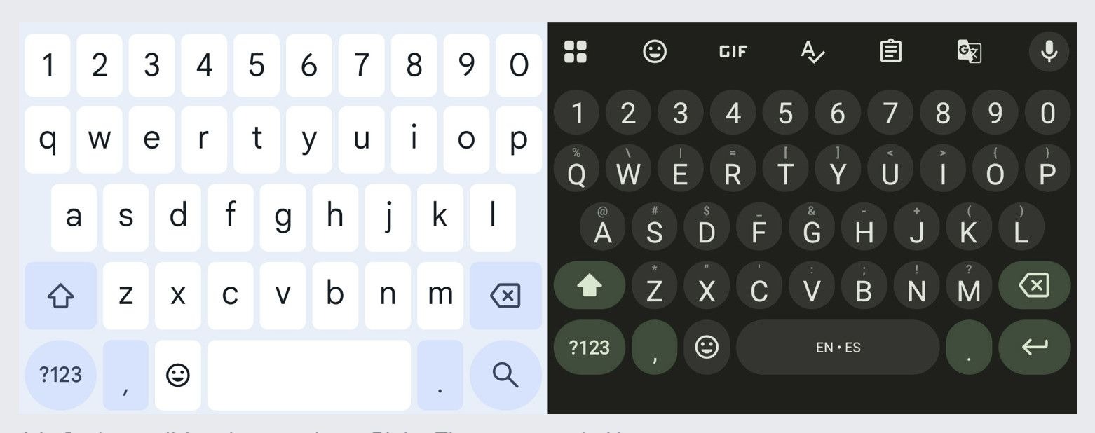 Sena ir nauja Gboard versijos