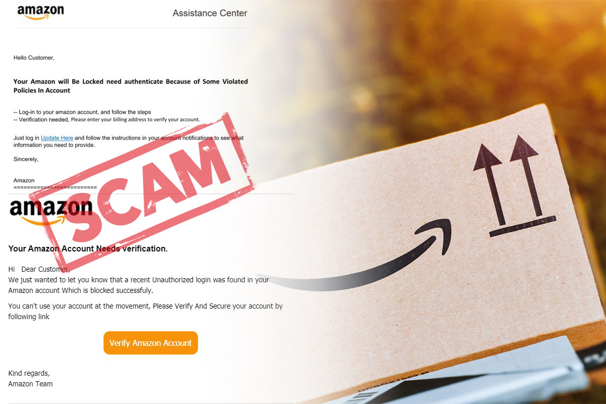 Siuntinėjami laiškai Amazon vardu