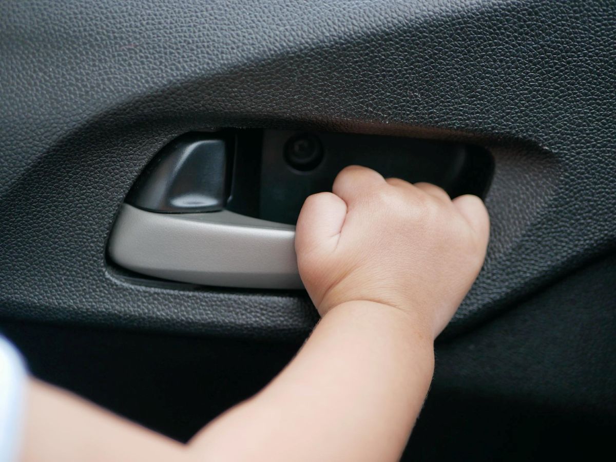 Specialus užraktas automobilyje