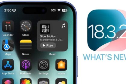 iOS 18.3.2 atnaujinimas
