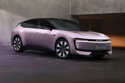 AUDI E5 elektromobilis Kinijos rinkai