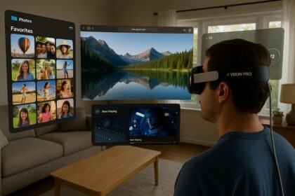 Apple Vision Pro akiniai / Sora AI