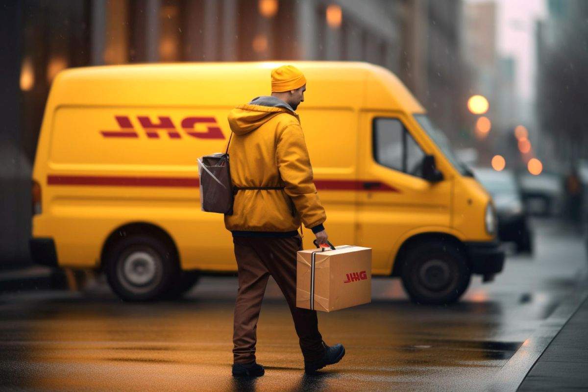 DHL siuntų pristatymas