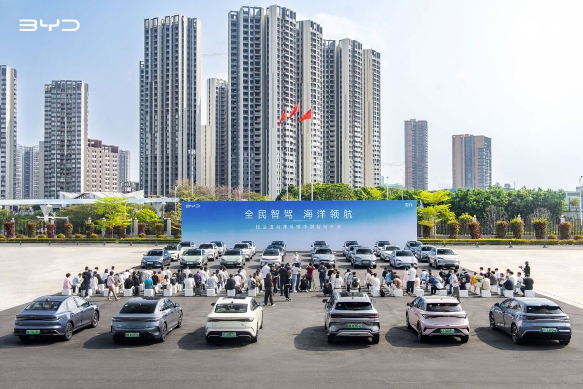 Milijonas BYD automobilių 2025