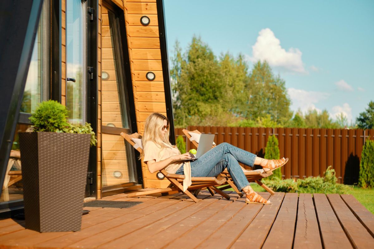 Šauni terasa namuose