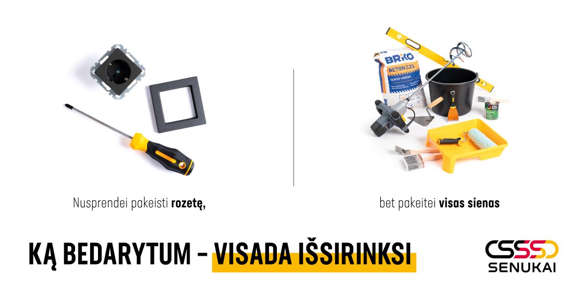 Senukai – visada išsirinksi